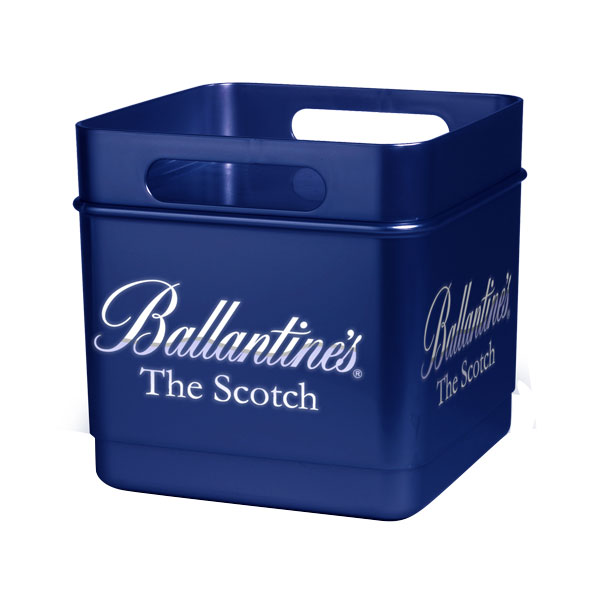 6294 – CONSERVATEUR VINTAGE AVEC GRILLE EGOUTTOIR 9 L BALLANTINES BLEU