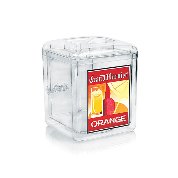 6387 – CONSERVATEUR BANQUISE AVEC CUVE AMOVIBLE 2,9 L PERSONNALISE TRANSPARENT